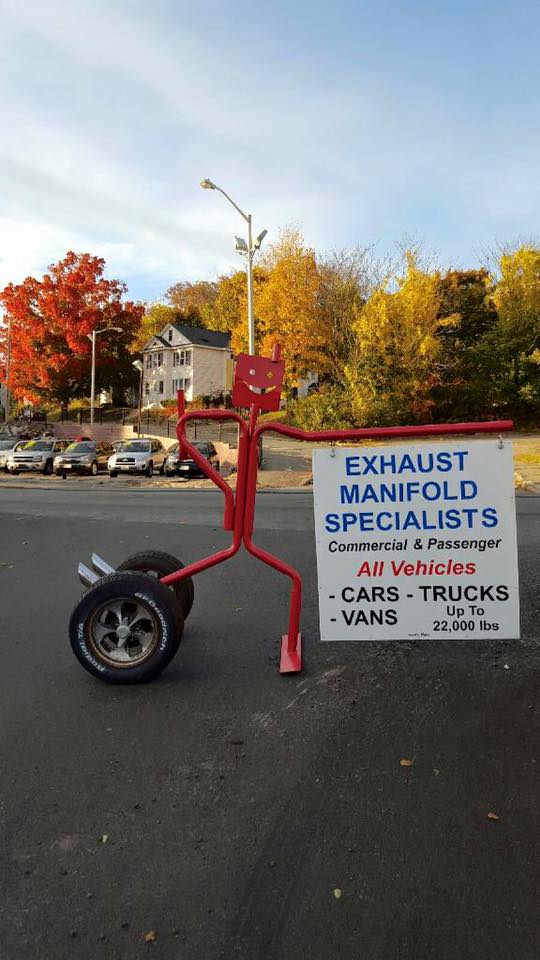 Right choice muffler man mascot